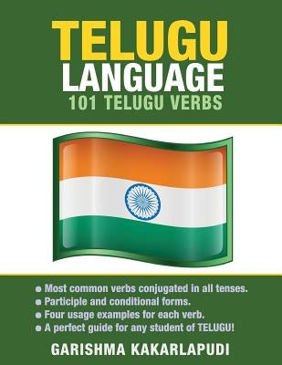 Telugu Language: 101 Telugu Verbs Paperback Preceptor Language Guides