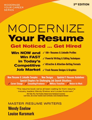 Modernize Your Resume: Get Noticed ... Get Hired Paperback Emerald Career Publishing
