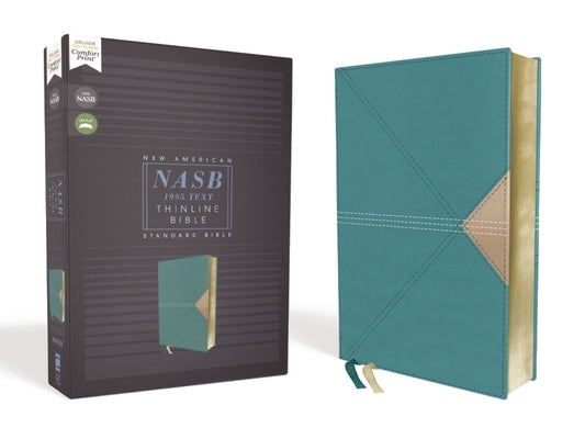 Nasb, Thinline Bible, Leathersoft, Teal, Red Letter Edition, 1995 Text, Comfort Print Bible Zondervan