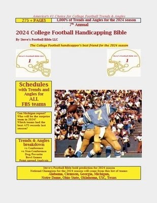 2024 College Football Handicapping Bible Paperback Steve Fulton