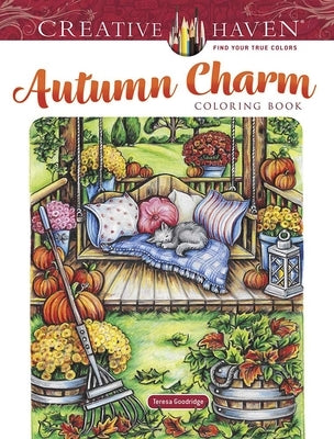 Creative Haven Autumn Charm Coloring Book Paperback Dover Publications