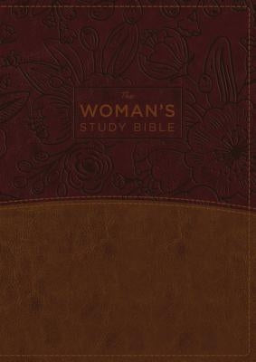 The NKJV, Woman's Study Bible, Fully Revised, Imitation Leather, Brown/Burgundy, Full-Color, Indexed: Receiving God's Truth for Balance, Hope, and Tra Bible Thomas Nelson