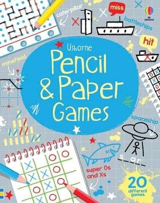 Pencil and Paper Games Paperback Usborne Books