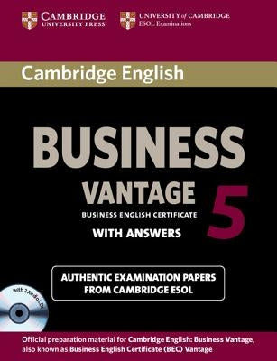 Cambridge English Business 5 Vantage Self-Study Pack (Student's Book with Answers and Audio CDs (2)) [With CD (Audio)] Paperback Cambridge University Press