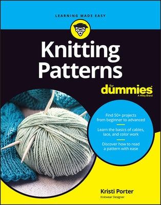 Knitting Patterns for Dummies Paperback For Dummies