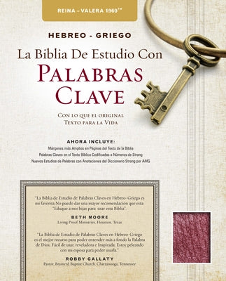 The Hebrew-Greek Key Word Study Bible Spanish Edition: Reina-Valera 1960 Edition Bonded Black Bible AMG Publishers