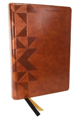 Nkjv, the Bible Study Bible, Leathersoft, Brown, Comfort Print: A Study Guide for Every Chapter of the Bible Bible Thomas Nelson