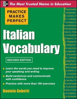 Practice Makes Perfect Italian Vocabulary Paperback McGraw-Hill Companies