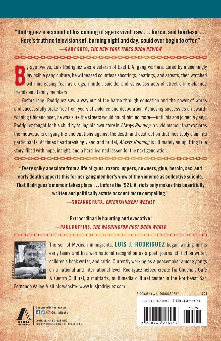 Always Running: La Vida Loca: Gang Days in L.A. Biography & Autobiography | Social Activists Rodriguez, Luis J