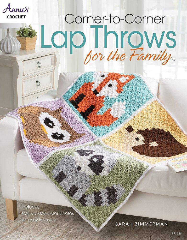 Corner-To-Corner Lap Throws for the Family Crafts & Hobbies Sarah Zimmerman