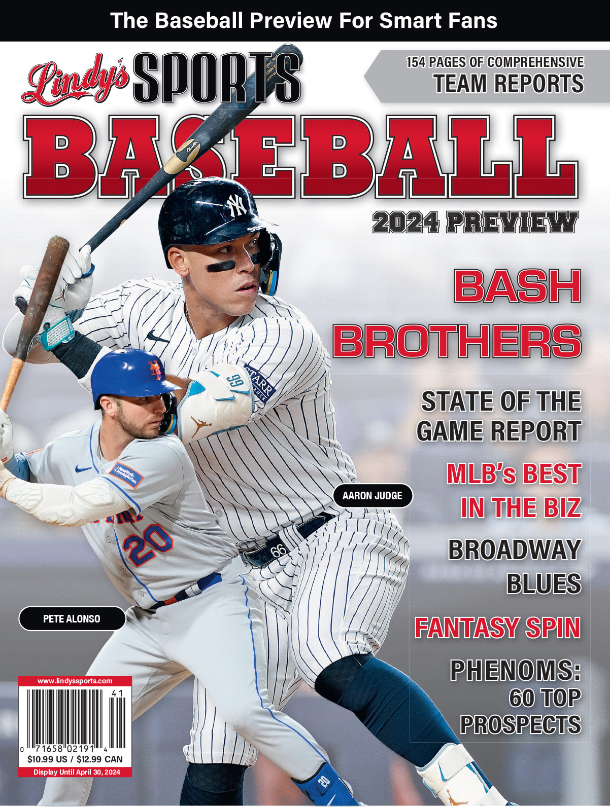 2024 Lindy's Baseball Preview - IN STOCK NOW (Select Cover) - SureShot Books Publishing LLC